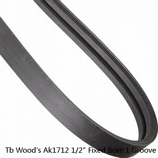 Tb Wood's Ak1712 1/2" Fixed Bore 1 Groove Standard V-Belt Pulley 1.75 In Od