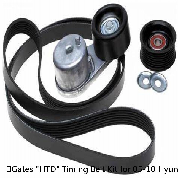 ⭐Gates "HTD" Timing Belt Kit for 05-10 Hyundai Elantra Tiburon Tucson Soul 2.0L⭐