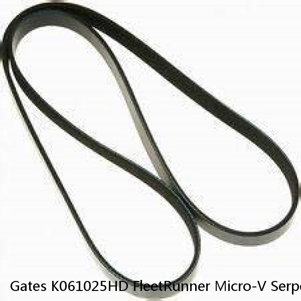 Gates K061025HD FleetRunner Micro-V Serpentine Drive Belt #1 image
